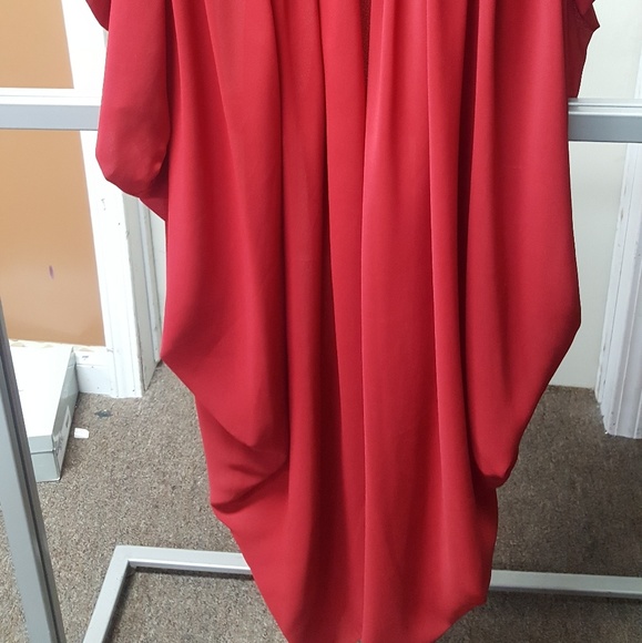 Vintage red carpet billy jack chiffon gown with be - Picture 2 of 4